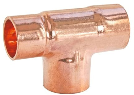 SOMATHERM FOR YOU, Raccord cuivre à souder Té réduit triple femelle Ø16-12-16 pour plomberie, conforme NF, idéal pour réseaux d'eau sanitaire et chauffage, installation facile