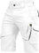 Leibwächter Arbeitsshorts Herren Flex Line Weiß – Größe 52 – Robuste Cargo Hose mit Taschen – Handwerker Shorts – Berufsbekleidung – Multifunktionshose mit Reflektoren