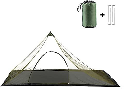 Lixada Tente de Camping moustiquaire avec Sac de Transport résistant à l'eau moustiquaire Tente d'extérieur Tente en Maille pour randonnée, Camping, pêche