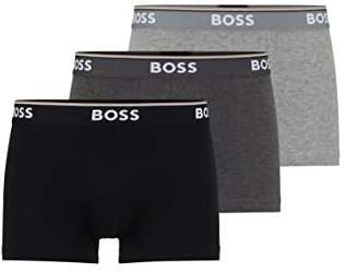 BOSS Herren Trunk, 3er Pack Power, Open Grey 061, S