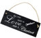 Schiefertafel Deko Klarinette Schild 22 x 8 cm - All you need is Love and a Clarinet - Wanddeko Dekoration Türschild