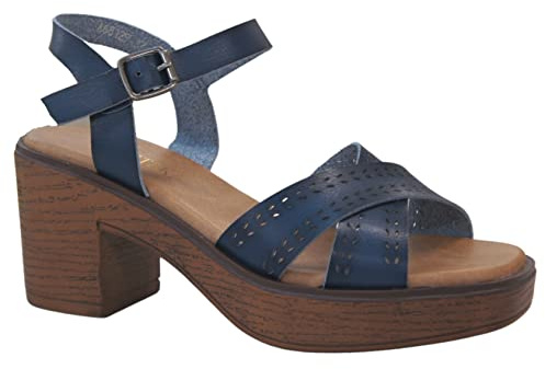 Women's Fashion Platform Wood Effect Heel cushioning Indoor Outdoor