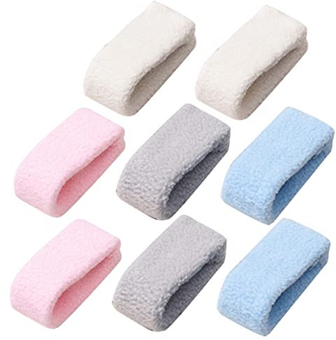 Cabilock 8Pièces Clips de Fixation de Couette Antidérapants pour Draps de Lit et Réglables pour Maintien Utilisation Ménagère