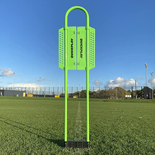 QUICKPLAY Replay Defender & Block System – Verstellbare Höhe Replay Defender mit Dual Angle Replay Block Portable Modular Soccer Rebounder (Replay Defender)