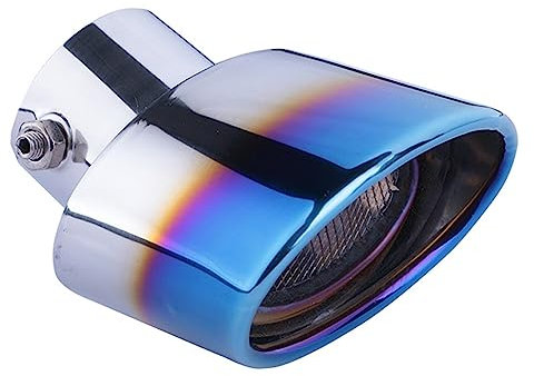 Auspuffblende Blenden Für Hyundai Für Kona Für Encino Für Kauai 2017 2018 2019 2020 2021 2022 2023 Auto Auspuff Endrohr Hinten Schalldämpfer Throat Spitze Endrohrblenden (Größe : Stil 2)