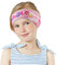MoKo Schwimmen Stirnband, Neopren Schwimmband Ohrenband Wasserdichtes Kopfband Haarband mit Hohe Elastizität Ohrenschutz Band für Kinder Alter 3-9, M Größe - Rosa & Wellenwal