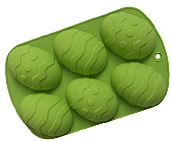 Stampo in silicone pasquale, stampo in silicone per dolci, fondenti, formine per biscotti, Pasqua, stampo in silicone fai da te per torte, cioccolato, dolciumi, verde