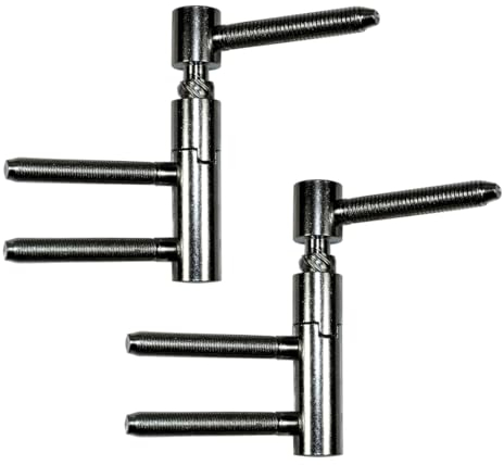 SN-TEC Türband Set Variant V 5450 steigendes Band automatisch hebend, 2-teilig für Holztüren mit Holzzargen, Rolle 15mm, Stift 8mm (DIN LINKS (2 Stück))
