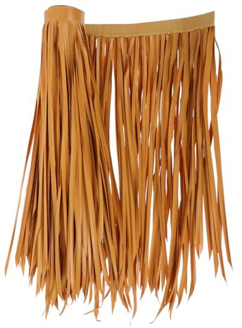 INOOMP 9stücke Simulation Thatch Dachmaterial Feuersichere Mexikanische Palmstroh-Dekoration Für Garten Terrasse Pavillon Vielseitig Einsetzbar Für -projekte Und Sommerliche