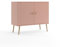 BETTSO - IKON Kommode - 2-türig - Beistellschrank, TV Schrank, Schrank mit Einlegeböden, Aufbewahrungsschrank, Schrank, Highboard, Sideboard, Wohnzimmer Möbel, Vintage - Rosa