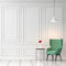 Pangda 3 Set Peel and Stick Wall Molding Kit Inner and Outer Layers Style Premade Wainscoting Panels for Interior Wall Moulding Decor Accent Wall Molding, Pre Made Wainscoting Wall Panel