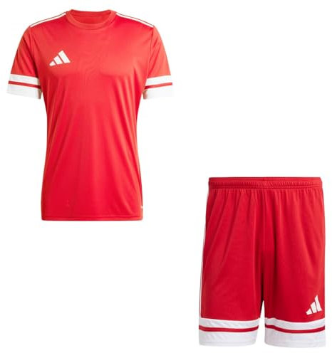 adidas Herren Set Trikot + Hose Squadra 25 Team Power Red2/White L