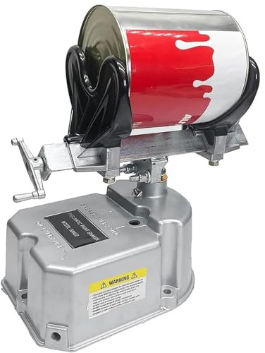 XUXIAO Agitatore Pneumatico per Vernice, Vernice pneumatica alimentata da compressore da 1-5L, con Morsetto Regolabile, 15 min/Secchio, 0-500 Volte/min, per miscelazione della Vernice