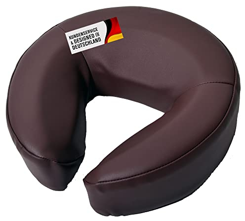 Kopfpolster aus Kunstleder für die Massage- & Behandlungsliege in Braun