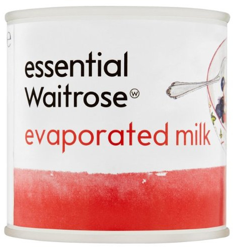 Evaporated Milk essential Waitrose 10x170g