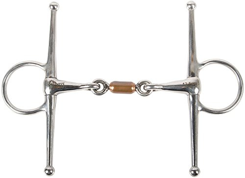 Harry´s Horse Knebeltrense doppelt gebrochen mit Kupferrolle 13mm, Größe:13.5