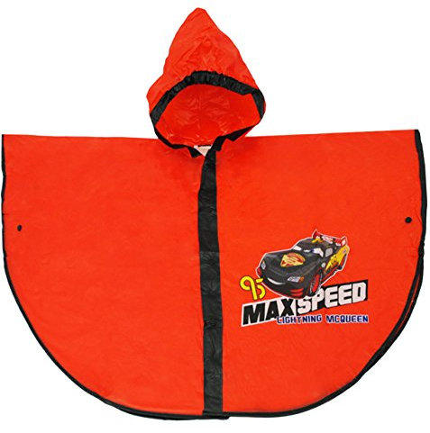 alles-meine.de GmbH Regencape/Regenponcho - Cars - Lightning McQueen - Gr. 98-104 - 110 - Circa 3 bis 5 Jahre - für Kinder - Jungen/Regenumhang mit Kapuze - Cape - Fahr..