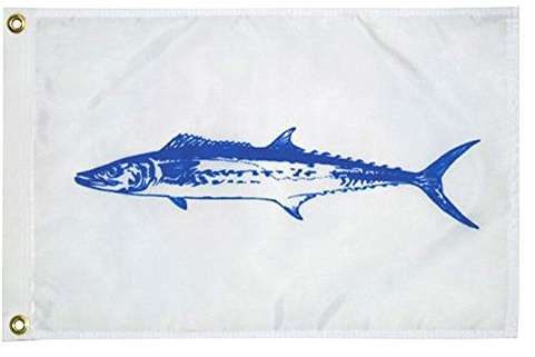Taylor Made Products 3518 Fischfahne, Nylon, 30,5 x 45,7 cm, King Makrele