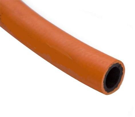 3 Metre Orange High Pressure Rubber Gas Hose Caravan Motorhome 8mm 5/16