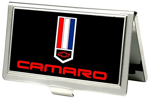 Buckle-Down Visitenkartenetui - Camaro Badge Schwarz/Rot/Weiß/Blau - Klein