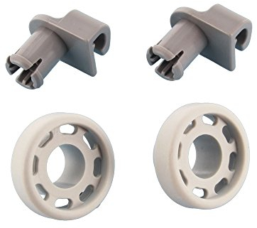 Bosch 43-BS-02A Genuine Original Classic Older Style Dishwasher Small Upper Basket Wheel Kit, Pack of 2