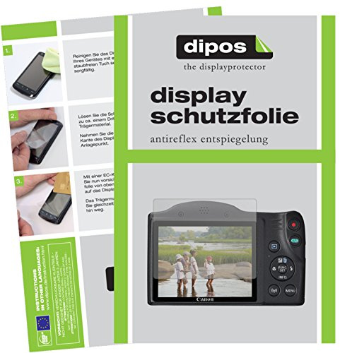 dipos I 6x Screen Protector matte compatible with Canon Powershot SX430 IS Protection Films