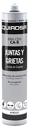 Quiadsa 52502020 Mastic acrylique Blanc 300 ml