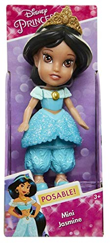 Jakks Pacific 84628 Disney-Prinzessin-Puppe, Aladdin-Jasmin, Mehrfarbig, 7,5 cm