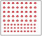 Lips Kisses Valentines Collection (Lips and # Kisses Nail Art Decals C1)