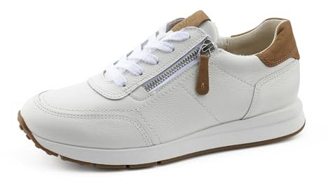Paul Green Damen, Frauen Low-Top Sneaker,Sportschuhe,Freizeitschuhe,Turnschuhe,Laufschuhe,schnürschuhe,schnürer,Halbschuhe,Weiß (JA),38 EU / 5 UK