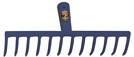 RASTRELLO GIARDINO PESANTE 14 DENTI IN FERRO VERNICIATO UTENSILE ORTO ANGELO B.