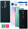 Eonpam Akkudeckel für OnePlus 8 Rückseite Glas Original Backcover Back Glas Ersatz Reparatur Set mit Kameraobjektiv (Schwarz)