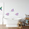 bunter Regenbogen Fisch Wandtattoo Kinderzimmer 40x24cm Wandsticker Badezimmer selbstklebend Wand Boho Deko Aufkleber