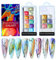 6/12 Couleurs Métallique Solide Perle Aquarelle Peintures Marbre Ongles Paillettes Chrome Pigment Ombre Dégradé Nail Art Design Poudres Poussière Manucure Accessoires pour Nail Art Conseils Dessin