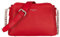 David Jones - Damen Kleine Umhängetasche - Frau Schultertasche PU Leder - Kette Handtasche Crossbody Bag Viele Fächern Taschen - Abendtasche Handy Clutch Pochette Elegante Kettentasche - Rot