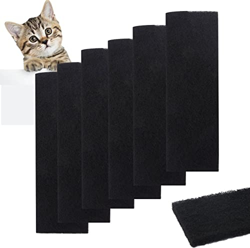 Confezione da 6 filtri a carbone compatibili con Litter-Robot 3 - Filtri di ricambio per lettiera per gatti a carbone attivo per assorbire gli odori, controllare l'umidità dagli animali domestici e
