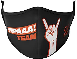 Otso Wiederverwendbare Gesichtsmaske YEPAAA Black mit dreifacher Schicht