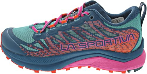 LA SPORTIVA Jackal II Woman Storm Blue/Lagoon Traillaufschuhe für Damen, Storm Blue Lagoon, 38 EU