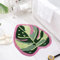 Carmoion Cute Monstera Bath Mat, Soft Absorbent Microfiber Leaf Bathroom Mat, Non-Slip Green Bath Rugs for Shower, Bathroom, Tub, Doormat Decor, Machine Wash Dry