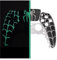 Touchpad Luminous Front Gehäuse Shell für PS5 Controller DIY Shell Custom Touch Pad Abdeckung Spinne Muster Faceplate BDM-010/020