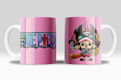 Tasse One Piece - Collection tasse onepiece avec ses protagonistes : « Luffy, Nami, Roro, Usopp, Brook, Nico, Vivi » Tasse nami - Tasse roro one piece | Céramique 355 ml (One Piece Tony Tony Chopper)