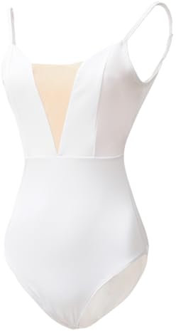 ROYAL SMEELA Ballett Trikot Damen Hosenträger Tanz Body Leotard Tanztrikot Ballettanzug Ballettkleidung