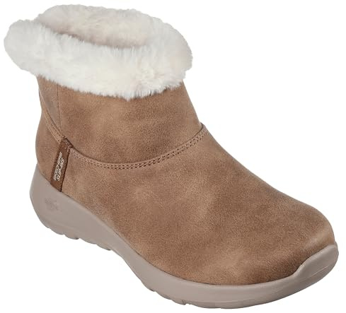 Skechers Damen On-The-Go Joy Cozy Dream Slip-InTurnschuhe, Chestnut Textile, 42 EU
