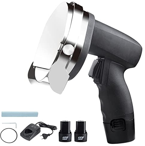 Electric Kebab Knife, Professional Wireless Shawarma Doner Kebab Knife, 80W Portable Sliced Gyro Cutter Kebab Cutting Knife Machine, 0.02-0.31 Thickness,BlackCordless (Blackcordless)