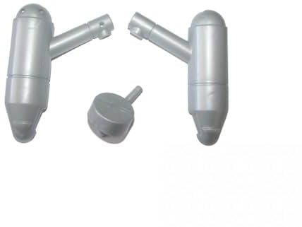 Smoby Wasserhahn für Smoby Spielhäuser und Spülküchen Silber