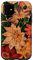 Hülle für iPhone 11 Vintage Blumen Floral Case Kork Holzmaserung Holz Druck Design
