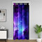Homemissing Galaxy Porte fenêtre Rideau Vie privée, Espace Extérieur Nébuleuse Placard Chambre Rideaux de Porte 106x203cm Violet Bleu Univers 30% - 50% Rideau Occultant, 1 Panneau