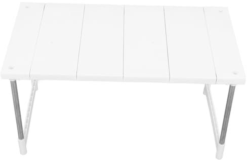 VOSAREA Adjustable Kitchen Shelves Extendable Storage Shelf for Microwave Oven Rack Multi-function Plate Rack Kitchen Organizer Countertop Use