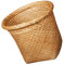 TINEASUR Cache Pot De Fleur Poubelle Poubelle Ronde Corbeille à Papier En Osier Panier De Fleurs Poubelles Anciennes Poubelle En Rotin Poubelle Tissée Bac De Recyclage Paille