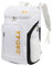 Amagogo Badminton-Rucksack mit Schuhfach, multifunktionale, praktische Tennisschlägertasche, Tennistasche für Tennisschlägersport, Weißes Gold